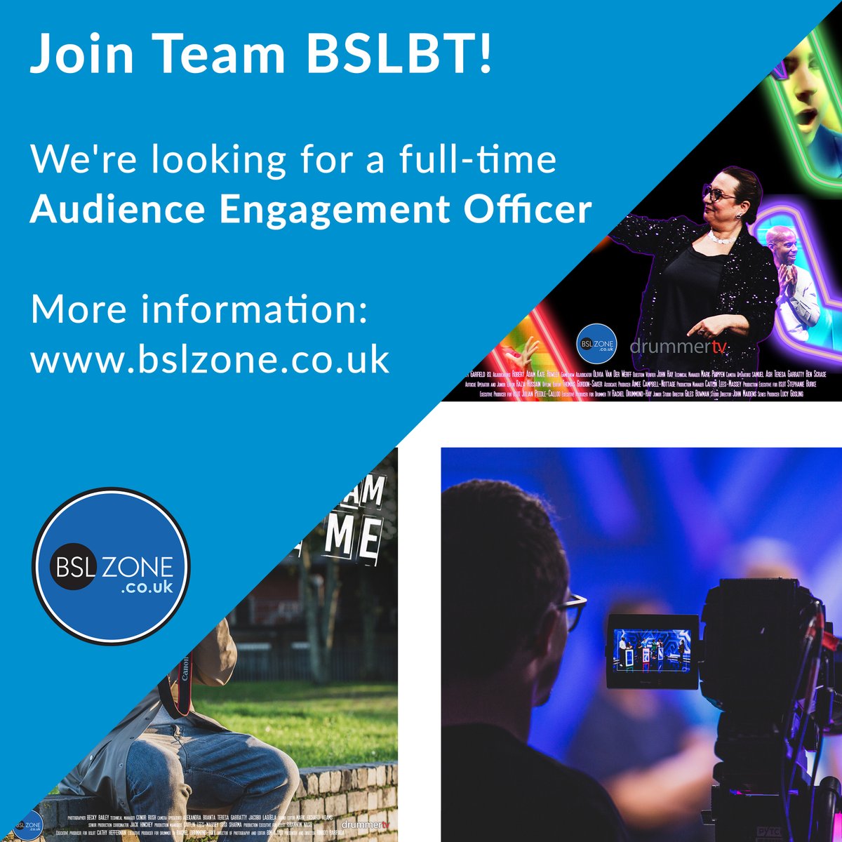 Now #HIRING - now looking for an Audience Engagement Officer: bslzone.co.uk/about/recruitm…
