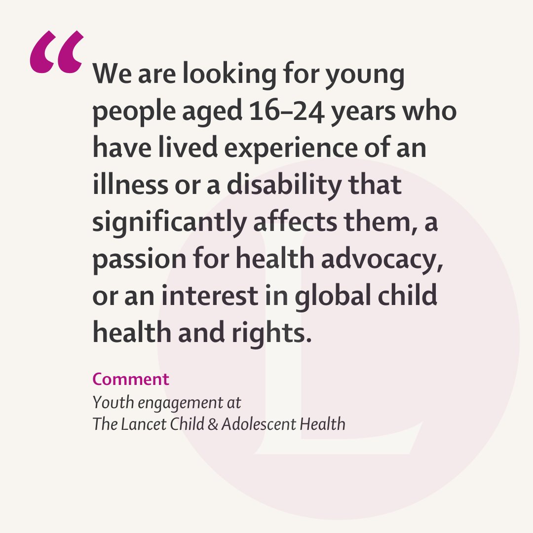 📢We are looking for #YoungPeople to join the second cohort of our Youth Advisory Panel for 2024–27! Read more here: bit.ly/3Qc1DL1 And express your interest before 31st May here: forms.office.com/r/QWqG62SPb8 #YouthEngagement #AdolescentHealth