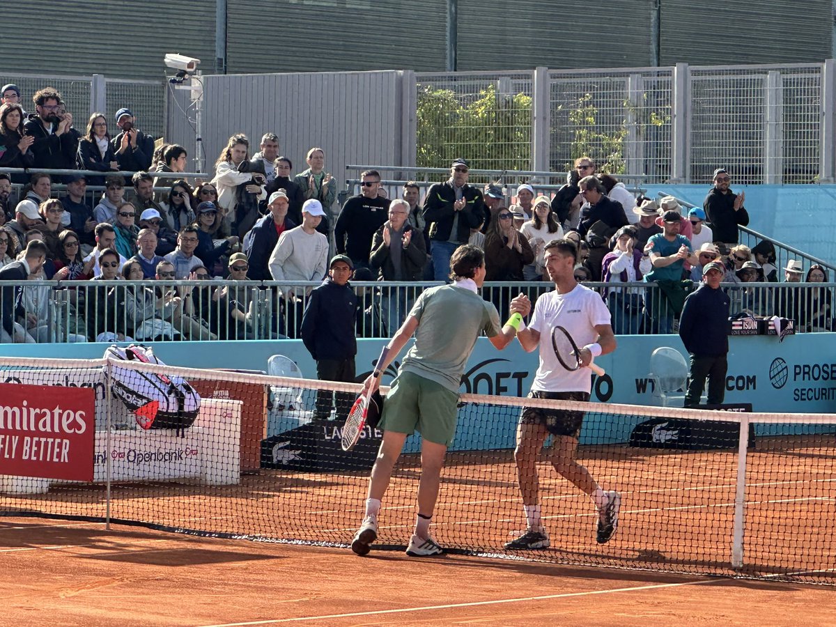 Thanasi Kokkinakis beats Dominic Thiem 6-1, 6-3 to reach the Madrid main draw. Won the last seven points since facing a break point at 4-3…

Tough to watch Domi these days, but at least he got a win this week…