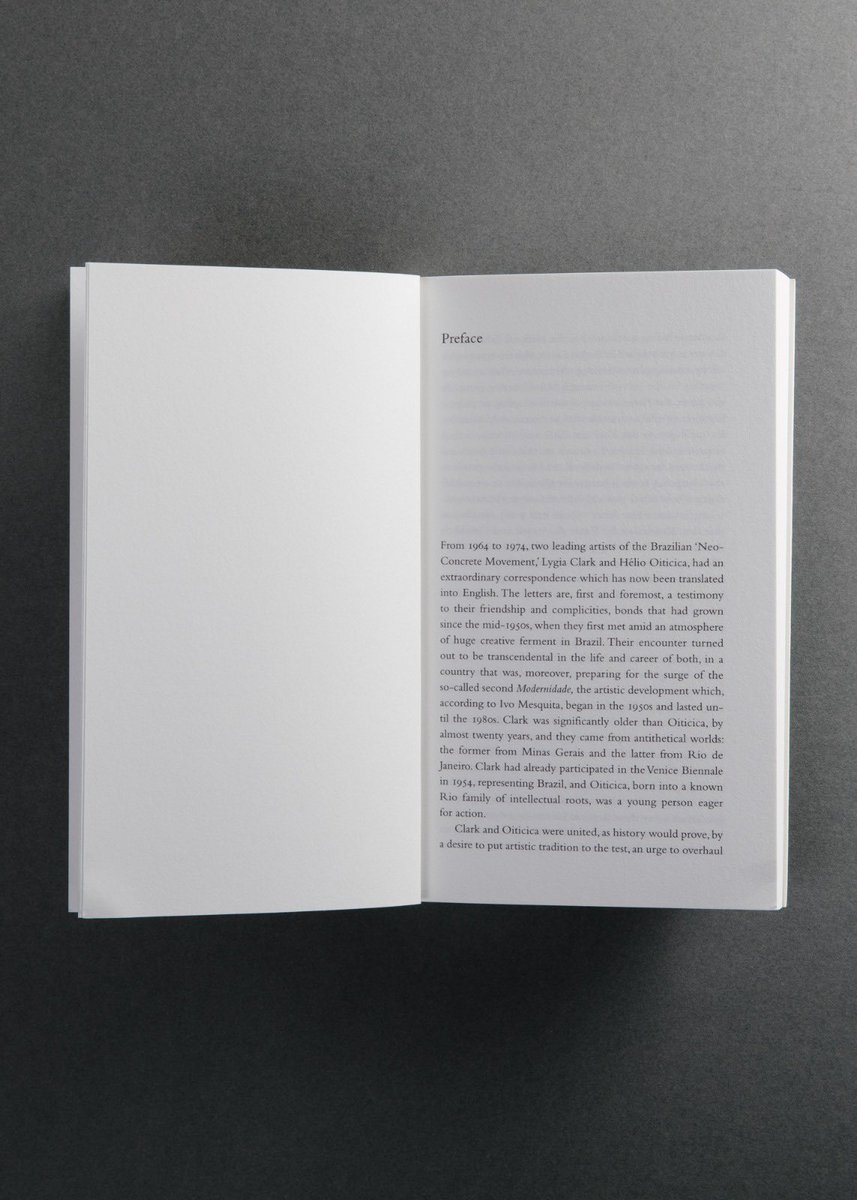 Introducing 'Lygia Clark – Hélio Oiticica, Letters 1964 – 1974'. From 1964 to 1974, two leading artists of the Brazilian ‘Neo-Concrete Movement,’ had an extraordinary correspondence which has now been translated into English and published by Ivorypress. ivorypress.com/en/?product=ly…