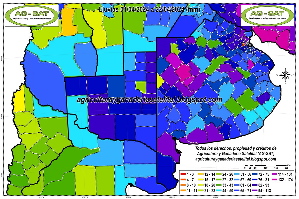 #Martes 📡🛰️🔮👉 ⛈️ #Pronósticos #Climático de #Lluvias vs acumuladas en abril #BahiaBlanca #MardelPlata #BuenosAires #LaPampa #Córdoba #SantaFé #RioNegro #EntreRios #Corrientes #SanLuis #Mendoza #Chaco #Argentina #Uruguay zona sur
