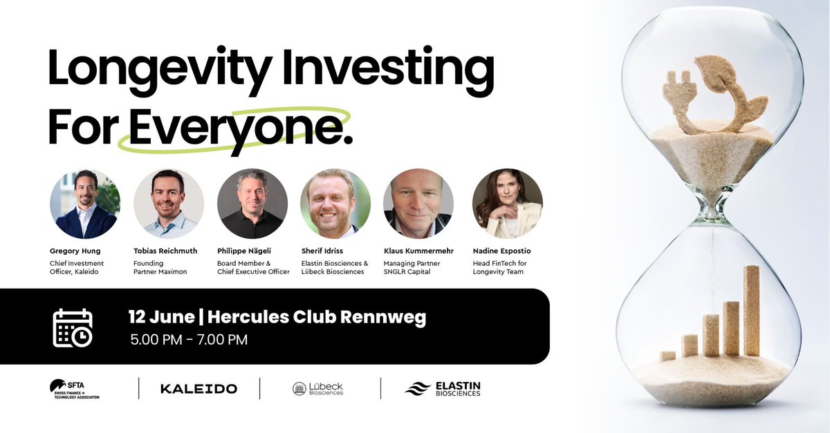 Don't miss this event: Klaus Kummermehr, Director SNGLR.XTF VC Fund and Co-Founder SNGLR Group will speak amongst other experts on #longevity - and how best to invest in early stage startups in this exciting domain @NilayiniV @esztertanczos @SNGLR_Digital @DanielDiemers