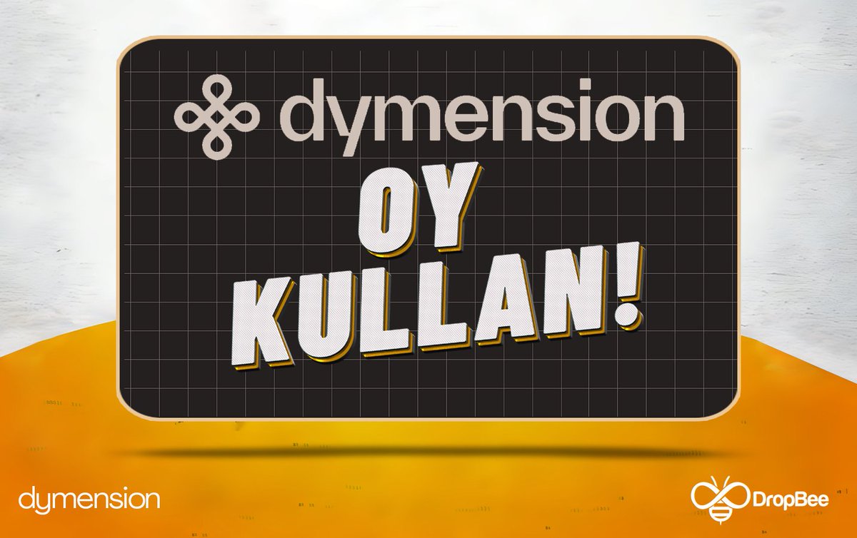 ⚡️ #Dymension Holderlar oy zamanı!

$DYM Stake'niz varsa eğer oylama geldi, oylamalar projeler için önemli olur.

Oylamayı kaçırmayın!
▪️ wallet.keplr.app/chains/dymensi…

Oylama Başlangıç: 23 Nisan 2024
Oylama Bitiş: 28 Nisan 2024