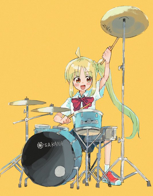 「drum drum set」 illustration images(Latest)