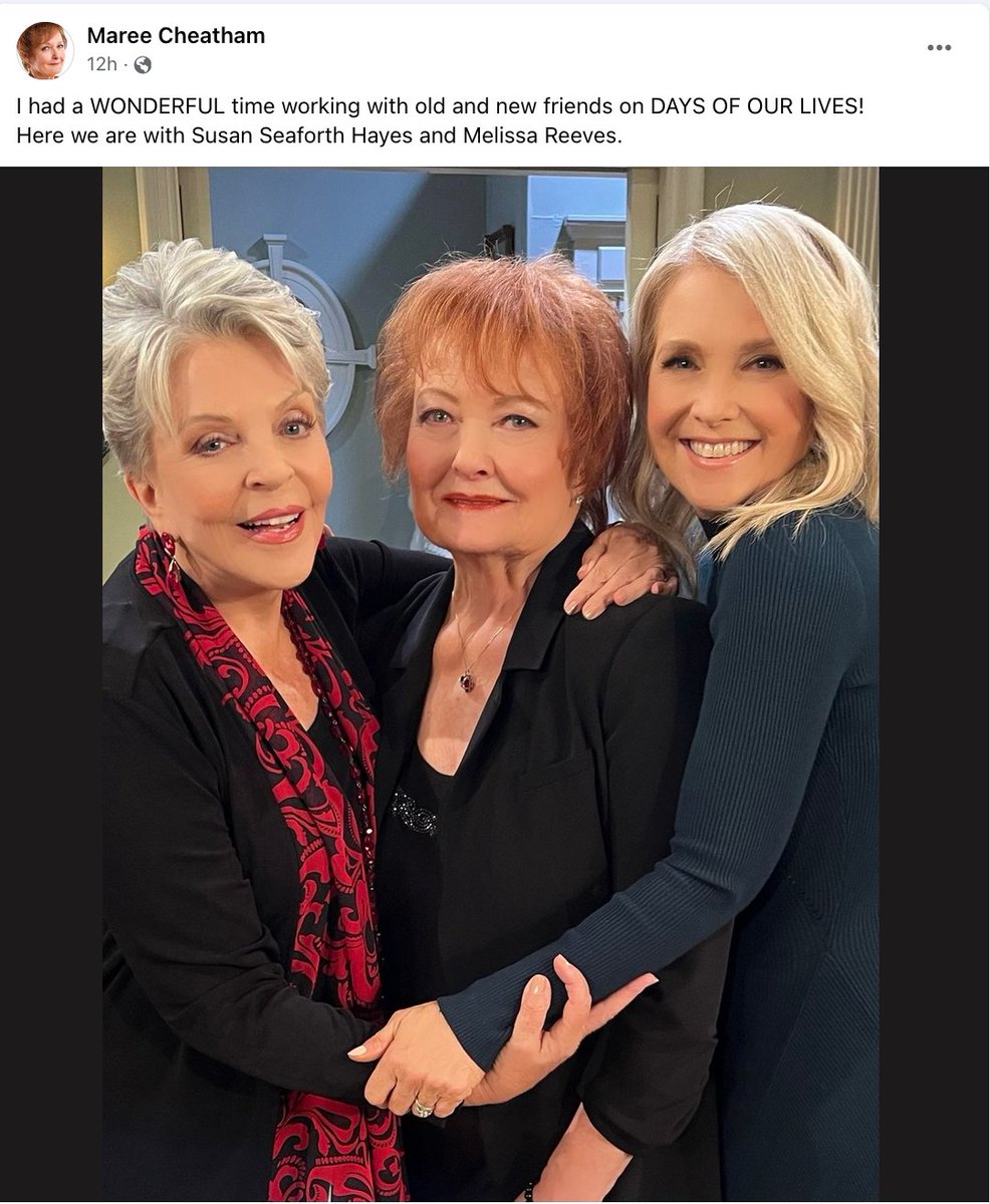 From Maree Cheatham's FB page. #Days