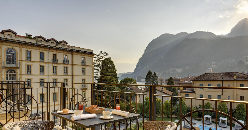 SelectCard's tweet photo. The Grand Hotel Victoria in Lake Como, Italy is the perfect place to plan a European getaway this summer. With views of the lake, mountains, and exclusive benefits as a Select member, this is hard to beat. #SelectCard #Italy https://t.co/mavURc7DqO