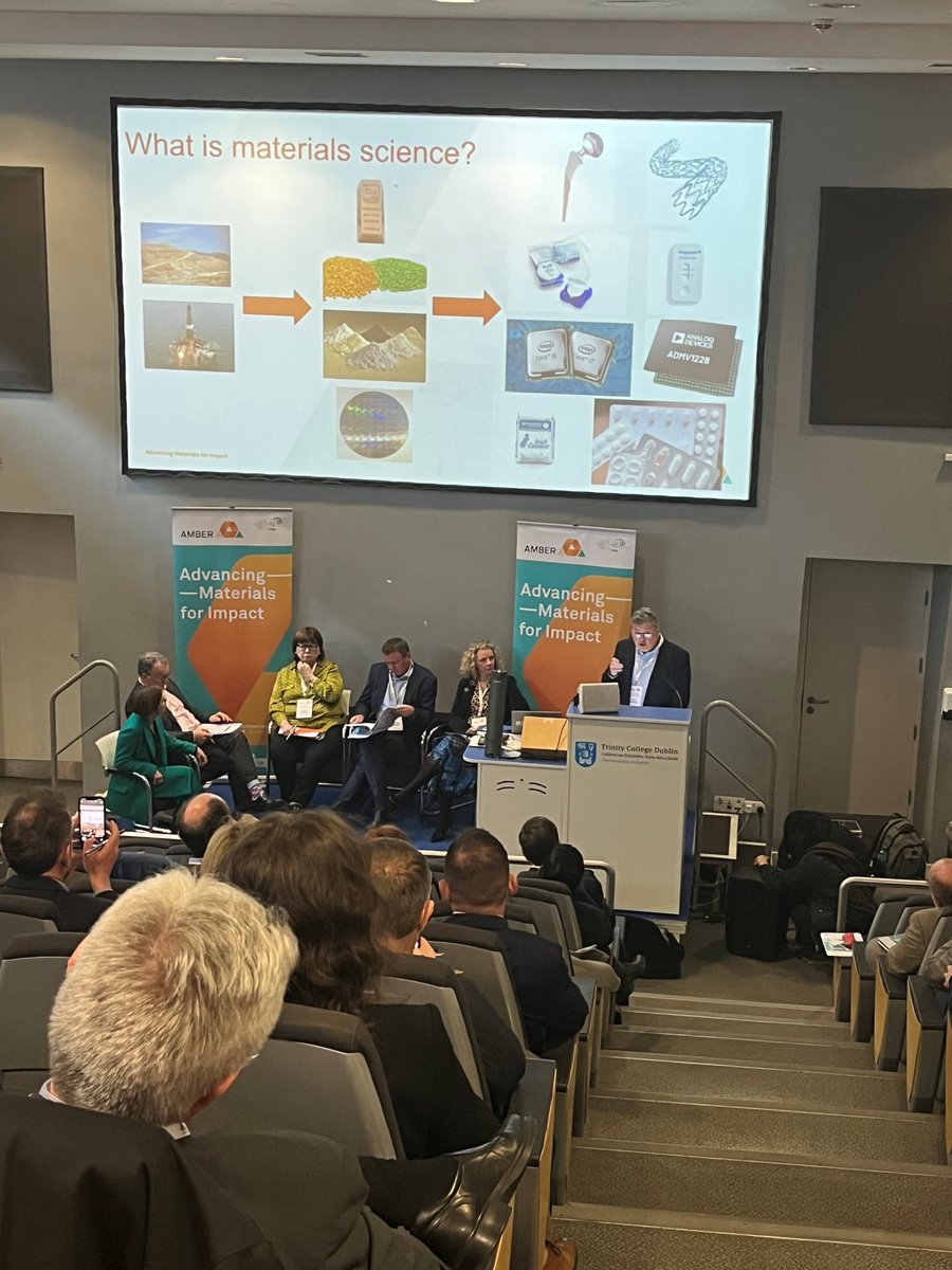 ambercentre's tweet photo. AMBER launches Position Paper 'The Importance of Materials Science to Ireland'

Mary Harney: "Ireland needs to grow intellectual capital &amp; the only way to do that is to invest in education &amp; research, we haven't caught up on what we were spending in 2009"

https://t.co/WpqiEqwUQ7 https://t.co/od9EGgodqS