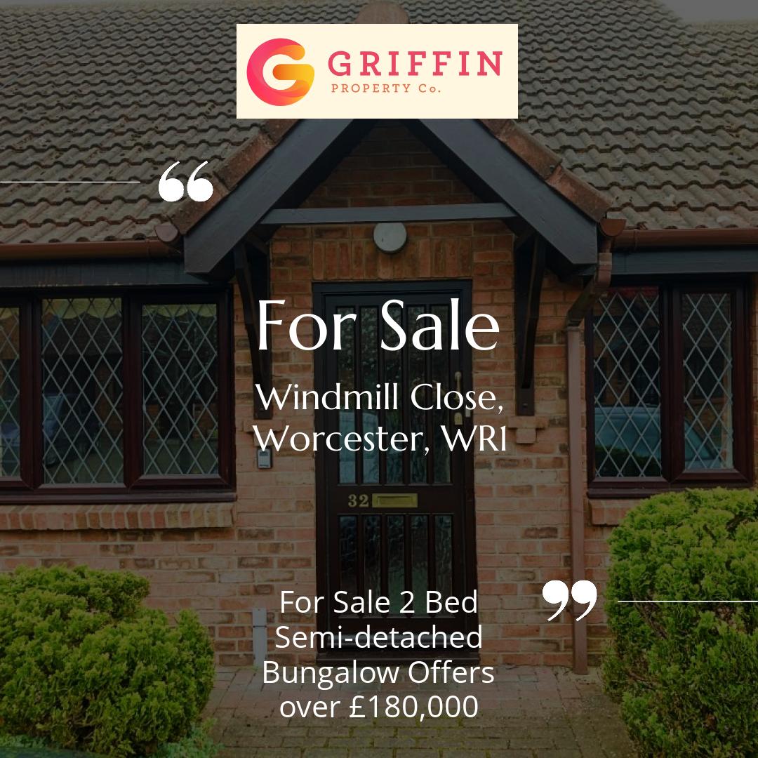 FOR SALE Windmill Close, Worcester, WR1

Offers over £180,000

Arrange your viewing today! 
griffinproperty.co/find-a-property

#property #properties #onlineestateagent #estateagentsuk #estateagents #estateagency #sellmyhousefast #sellmyhouse #sellmyhome #lettin