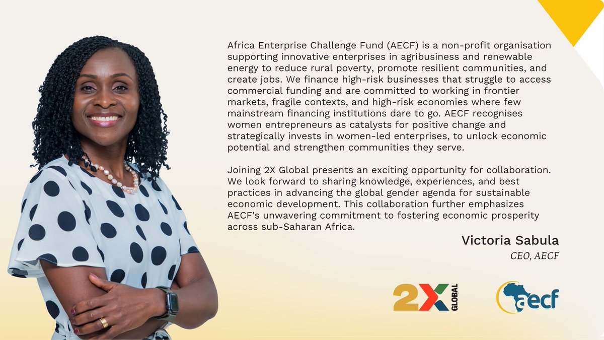 Welcoming one of our newest members @AECFAfrica! Since 2008, AECF has provided catalytic funding to business across sub-Saharan Africa, benefiting tens of millions of people. We're thrilled they've joined our community of members, committed to transforming  finance, for good.