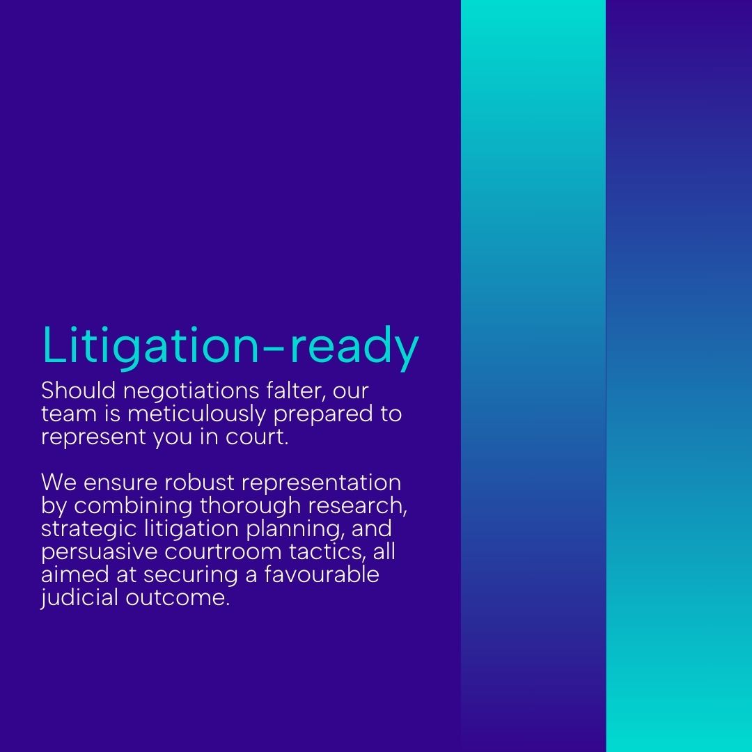 Our dispute resolution team specialises in turning challenges into effective solutions. With expertise across various sectors, we adeptly navigate complex disputes, ensuring your interests are protected. ✅Tailored strategy ✅Negotiation ✅Litigation-ready loom.ly/4bdFVsA