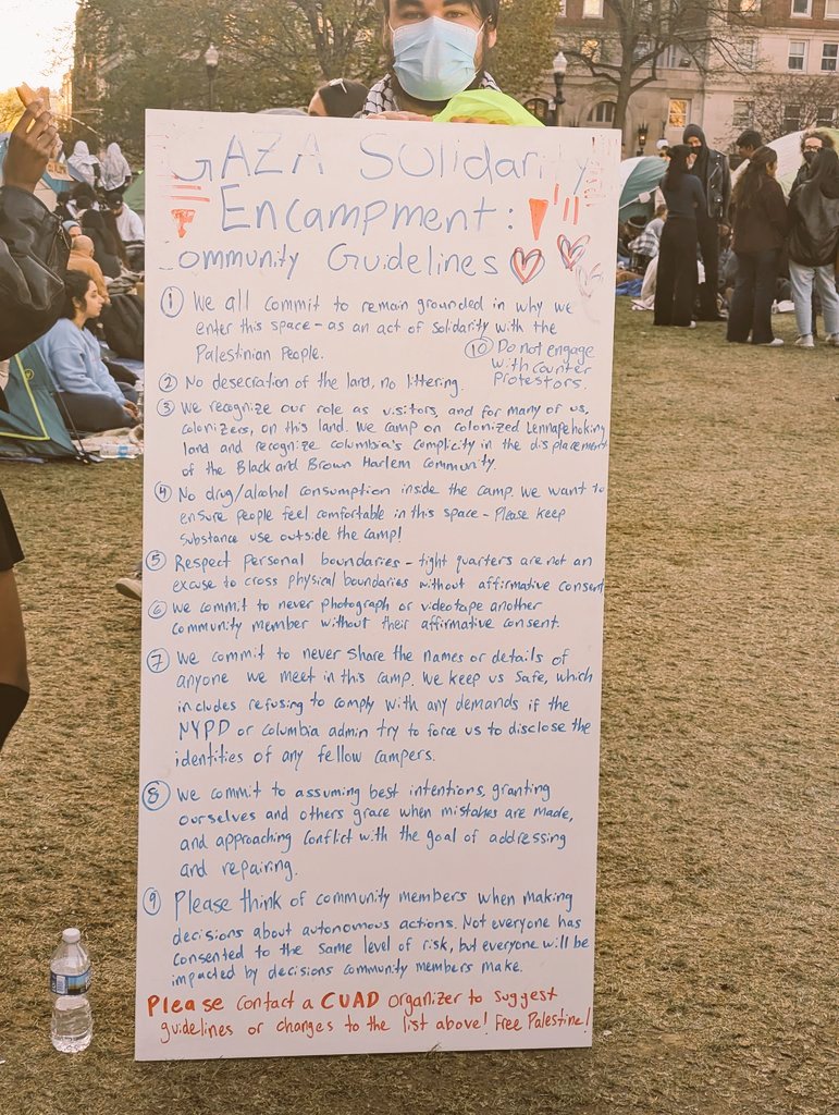 Indus_Atman's tweet photo. It's amazing how calm things were at the #ColumbiaUniversity encampment, when the university banned one unprofessional, inflammatory, violent, foot-stamping petulant professor from further harassing students yesterday #freepalestine #divestnow @Columbia https://t.co/er4OXAp0Re