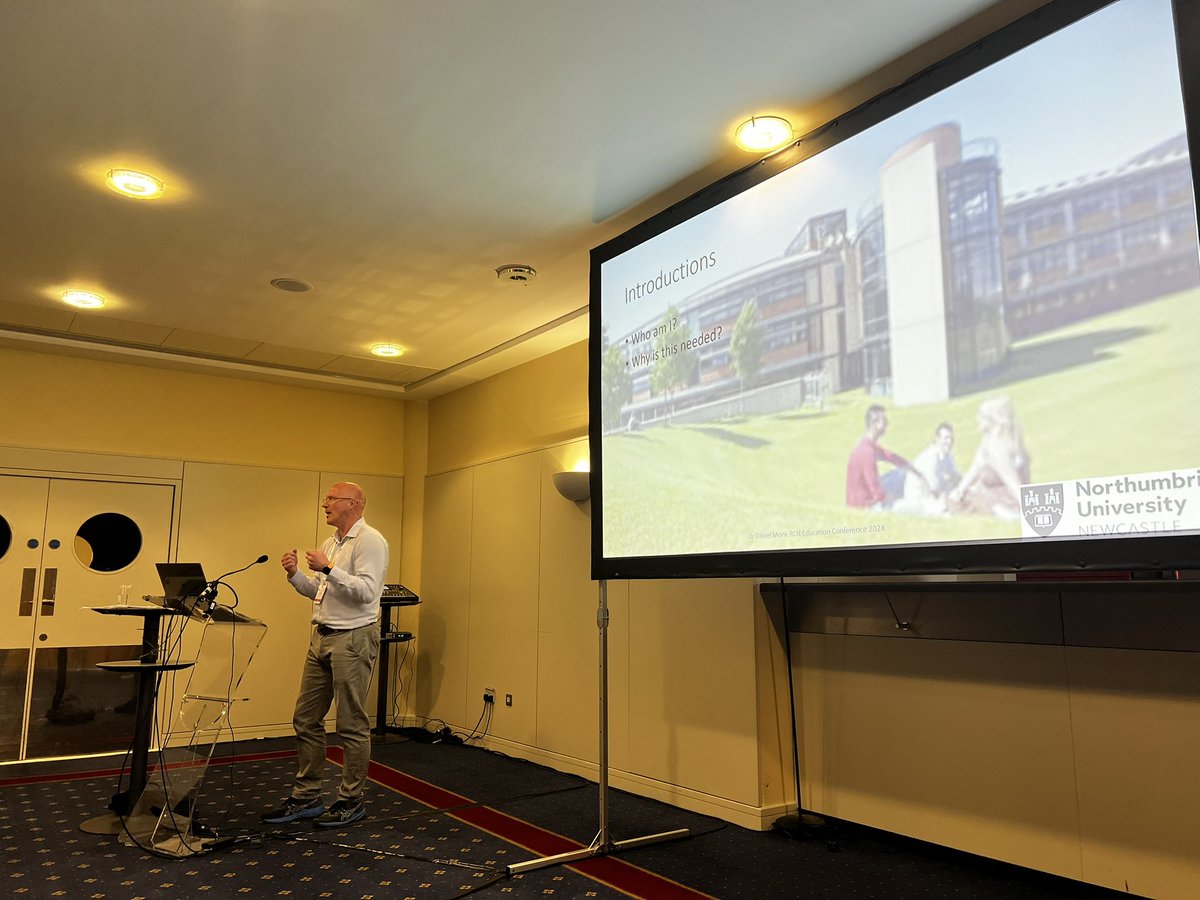 CLeadership's tweet photo. Last session for today #RCNED24 Dr Daniel Monks, so much knowledge, energy and expertise ref CPD, thank you.@theRCN https://t.co/SmePPhqSAh