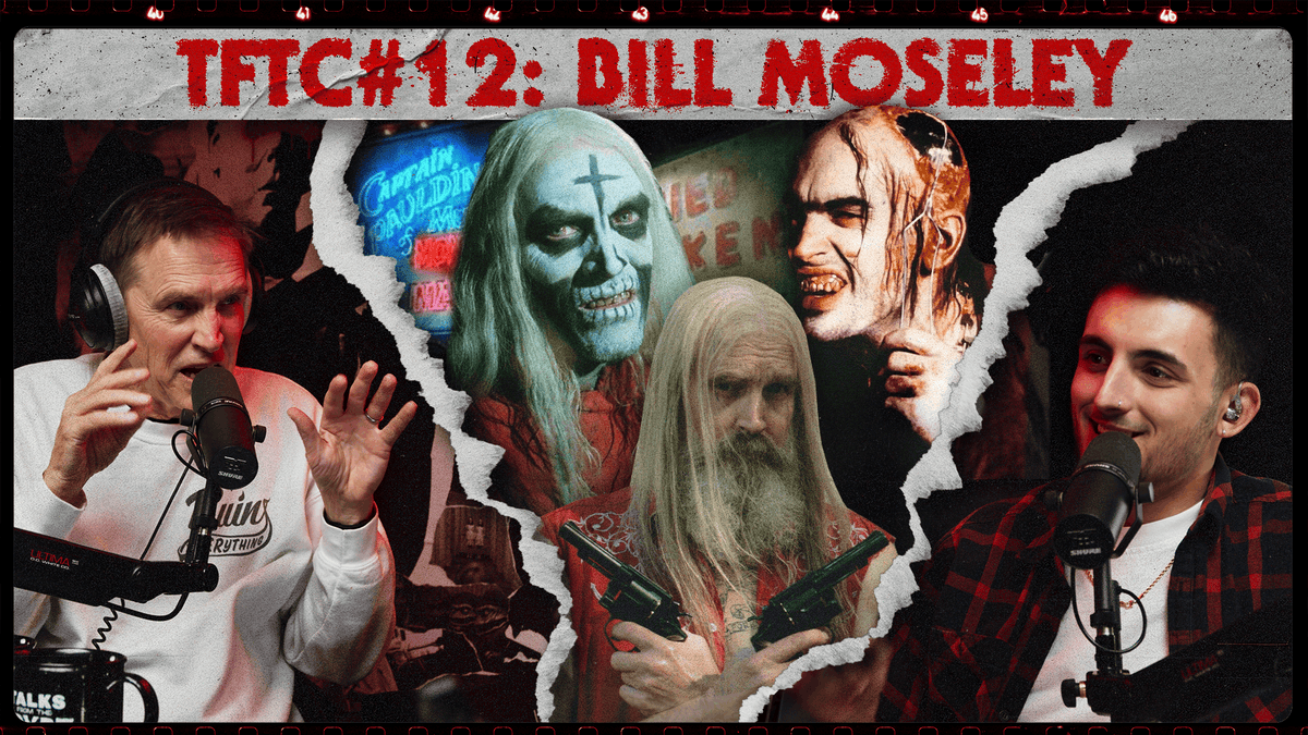 🚨 OUT NOW! Bill Moseley (<a href="/choptopmoseley/">Bill Moseley</a>), best known for his iconic roles as Chop Top in ‘The Texas Chainsaw Massacre Part 2’ and Otis B. Driftwood in Rob Zombie’s ‘House of 1000 Corpses’ trilogy, joins us in the Crypt to discuss behind-the-scenes details of his most notorious