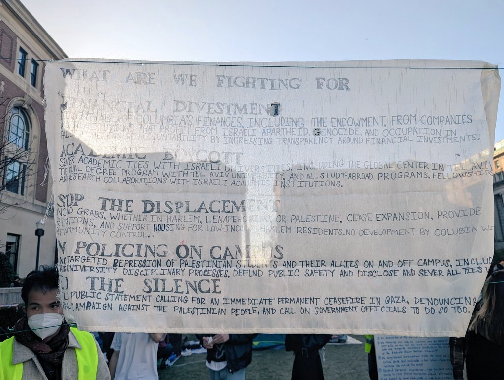 Indus_Atman's tweet photo. It's amazing how calm things were at the #ColumbiaUniversity encampment, when the university banned one unprofessional, inflammatory, violent, foot-stamping petulant professor from further harassing students yesterday #freepalestine #divestnow @Columbia https://t.co/er4OXAp0Re