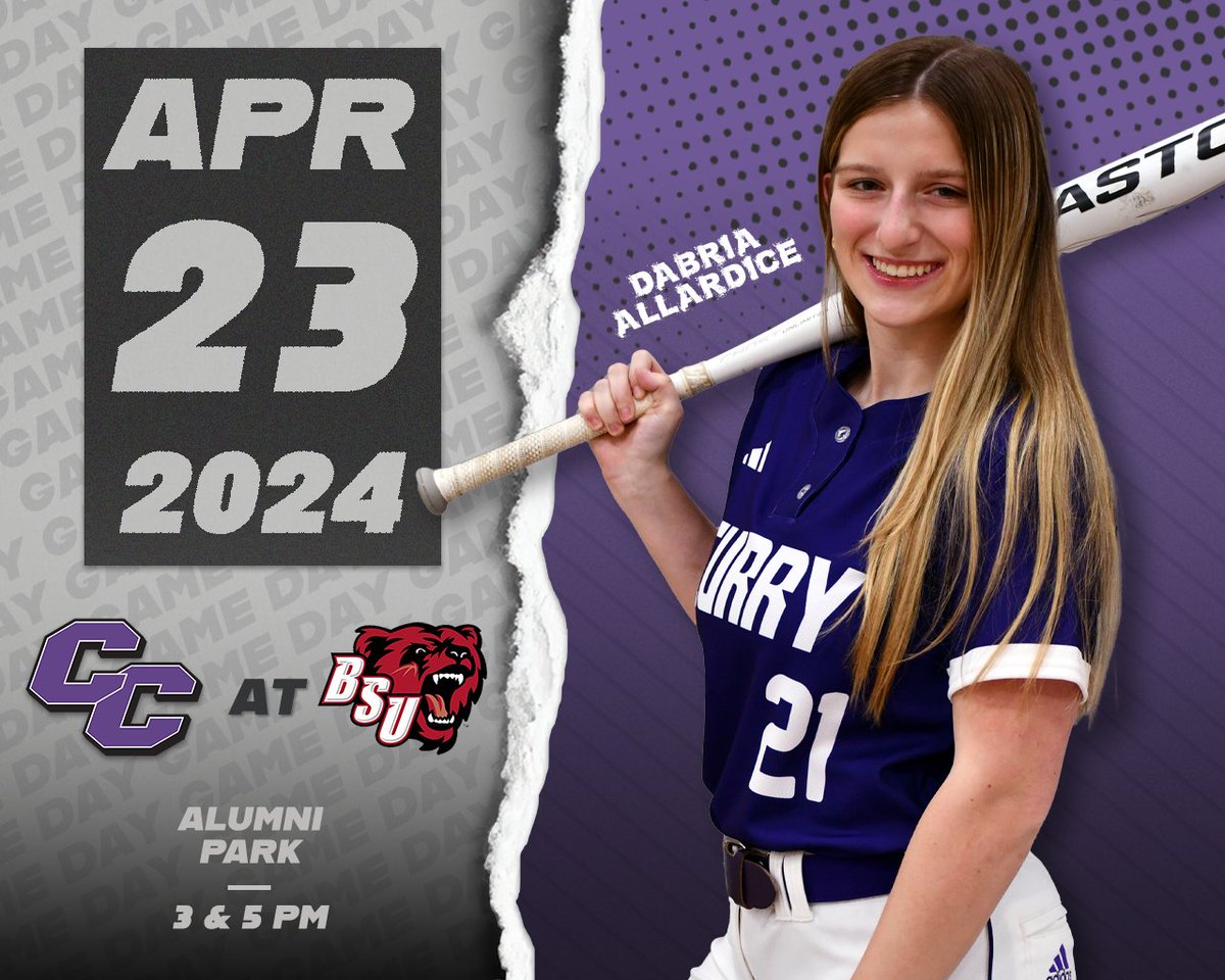 GAME DAY!!! Curry College baseball hosts Roger Williams while softball plays a doubleheader at Bridgewater and men's lacrosse closes out regular season play at Hartford! #BleedPurple