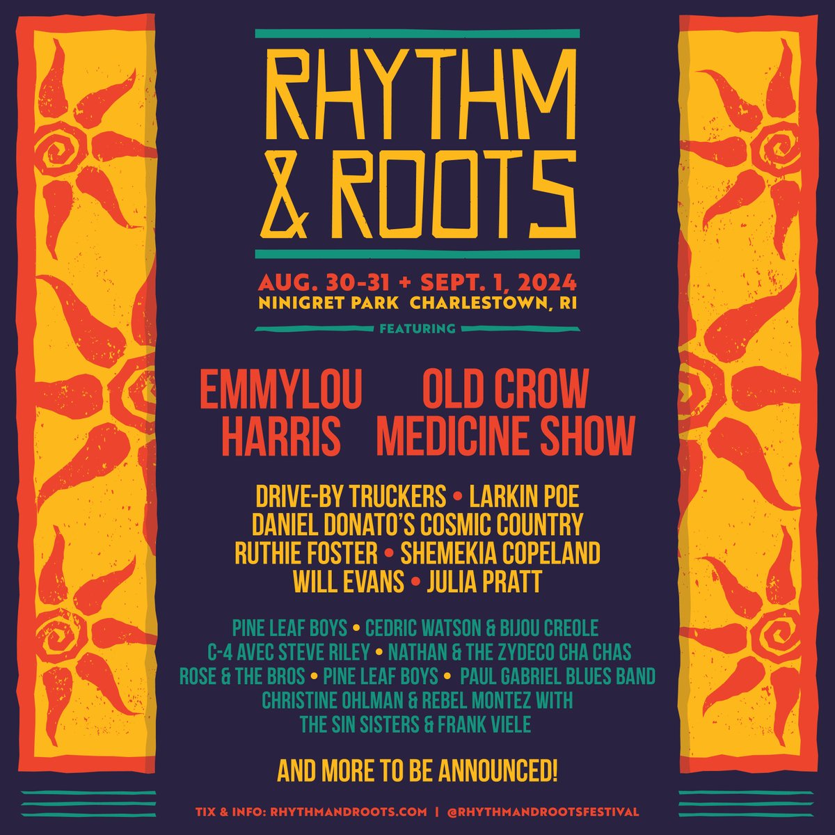 Rhythm & Roots 2024 🤘 Labor Day Weekend. Y'all come out. A good time will be had 🤘 🎟️ rhythmandroots.com
