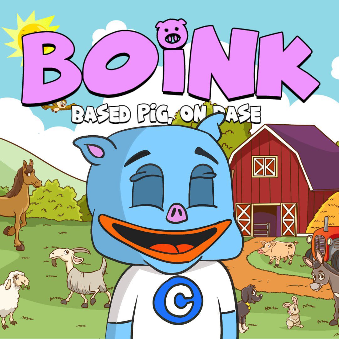 $BOINK, the based pig on Base, invites you to the farm...errr... the GOOD KIND of farm, where we'll make good use of everything at our disposal to produce the best yields possible!