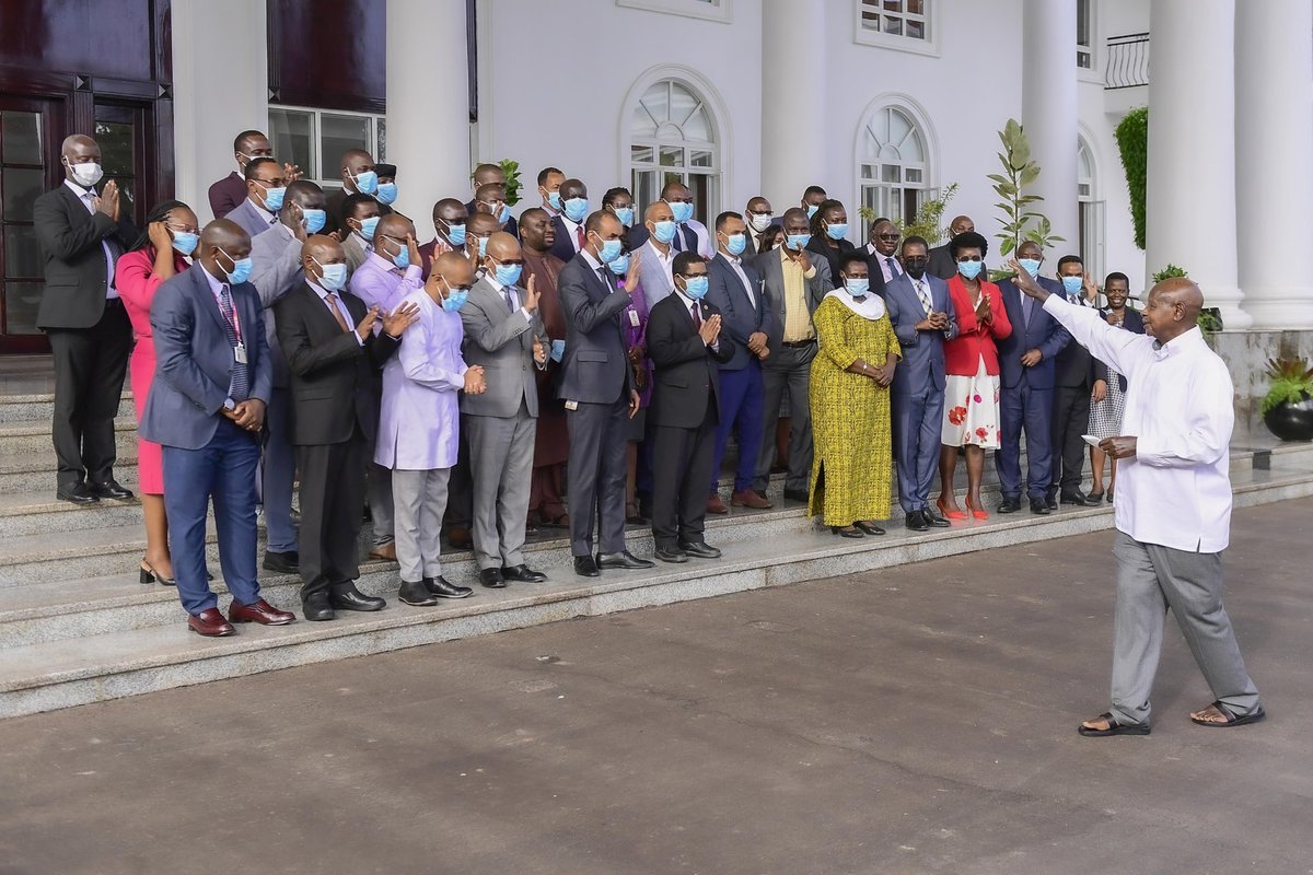 I met a delegation from the African Union Assessment Mission headed by Prof Julio Rwakatonirina, also the Director of Health and Humanitarian Affairs at the African Union Commission. The delegation came to follow up on Uganda’s bid to host an African Union Humanitarian Agency.