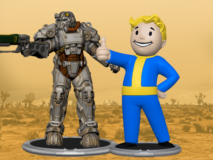 Fallout Vault Boy & Power Armor Mini Figures available for pre-order! bit.ly/4d3Y5Ex #fallout #falloutvaultboy #vaultboy #powerarmor #falloutpowerarmor #bigbadtoystore #bbts