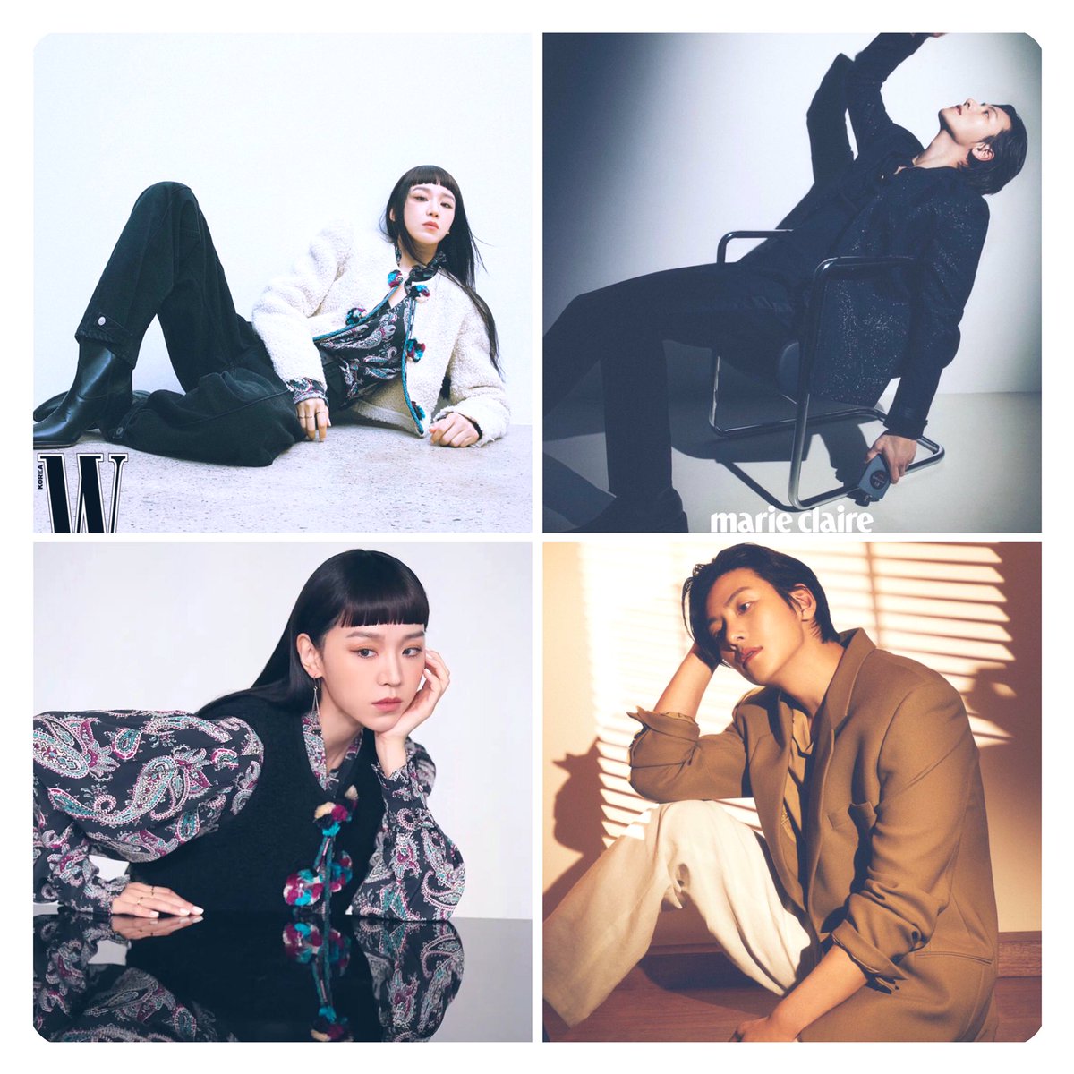 LSun0831's tweet photo. Super cute YongDal❤️
In their models mode 😊
From cute to sexy poses 🤭
Just looks at these pictures,I can picture them together in the same photo shoot.
Really miss seeing them together in one frame.
#ShinHaeSun #JiChangWook 
 #welcometosamdalri https://t.co/pyPMhzDvxY