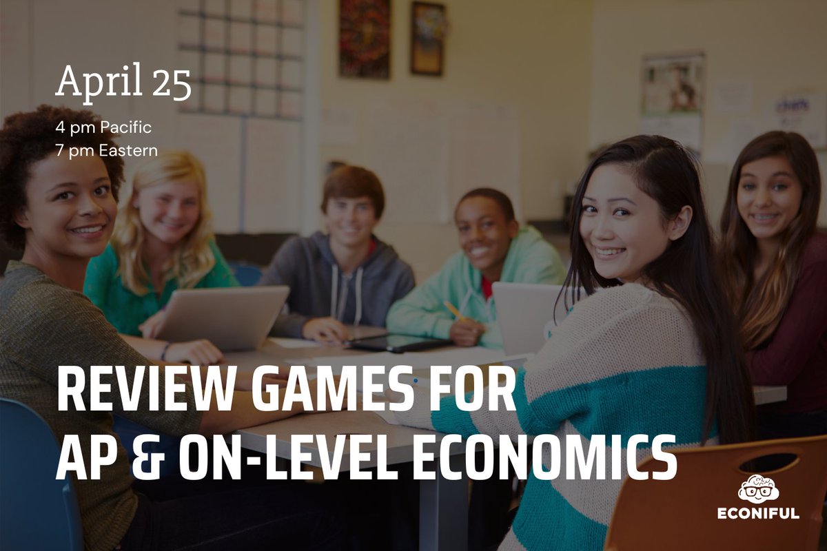 Strengthen student performance on assessments with low-tech games. Attendees at this virtual workshop will receive several easy-to-implement AP and on-level #teachecon games. Five Econiful members will win a package of cardstock. Register at econiful.glueup.com/event/104615/