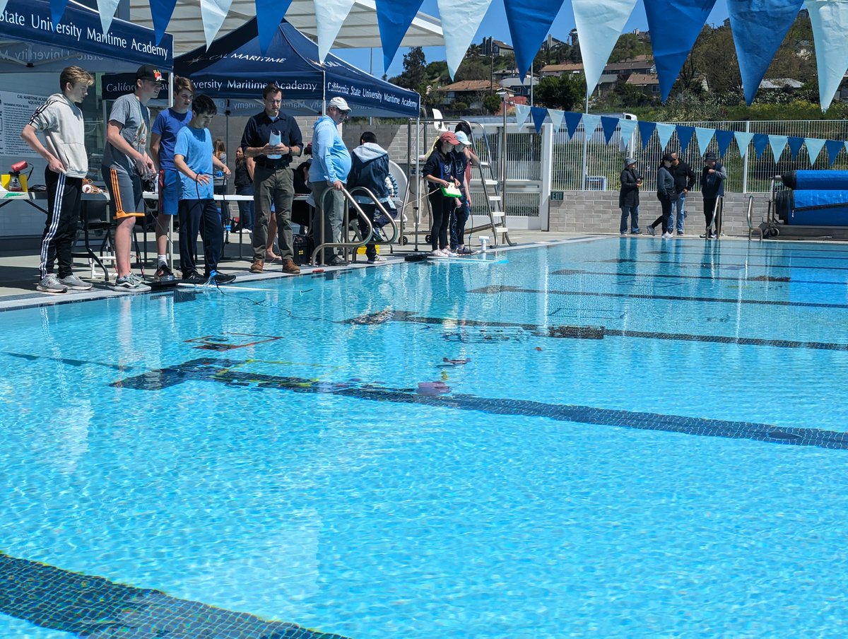 Thank you to everyone from The Seven Hills School for participating in #CalMaritime's MATE ROV Competition San Francisco Bay - Golden Bear Regional! ⚓️🌎⚙️ #csumaritimeacademy #stem 🔗 Learn more about Cal Maritime's programs at csum.edu/admissions