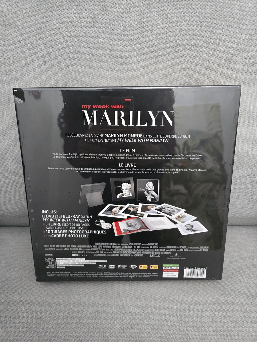 Hoy me ha llegado esta bonita edición de 'Mi Semana Con Marilyn' 🤩 #Bluray