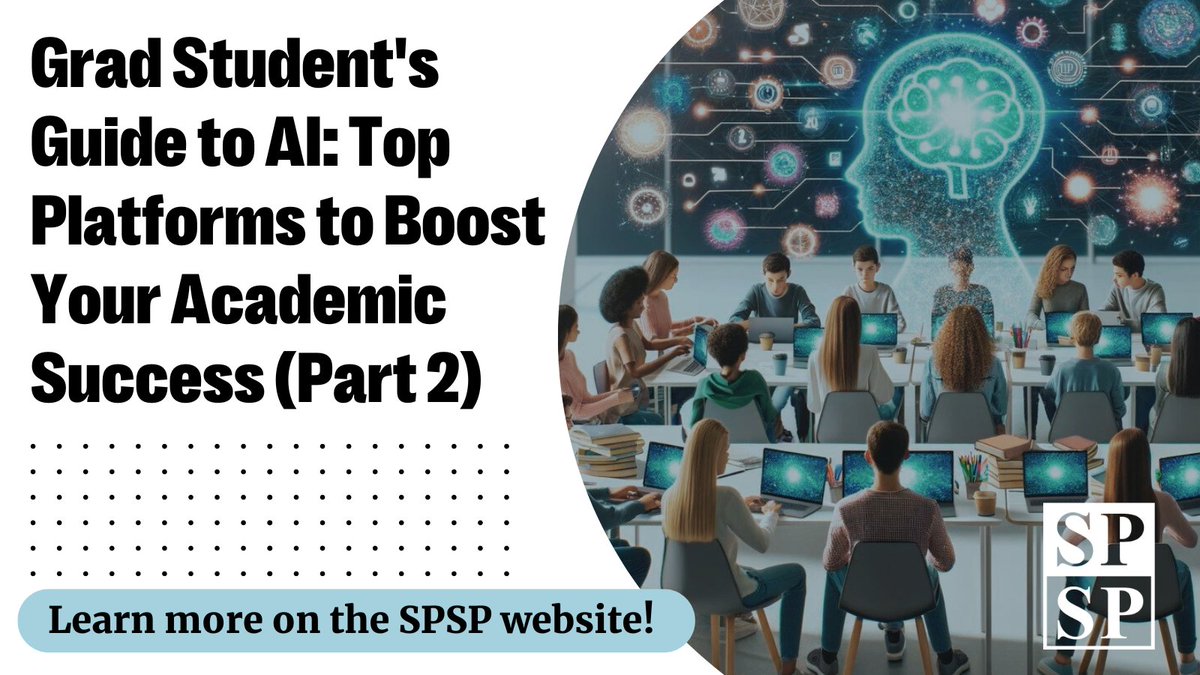 Are you a graduate student trying to navigate competing priorities, looming deadlines, and an ever-longer to-do list? Check out part two of our guide to AI resources for students and researchers, written by @lourdes_mestre!

Learn more: ow.ly/gYbp50RmmKT