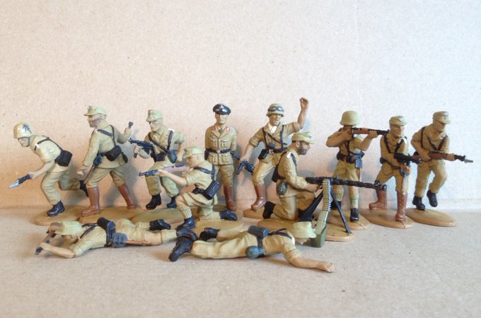 How many of us discovered that when it came to conquering any backyard sand box, Matchbox Afrika Korps figures were a force to be reckoned with?