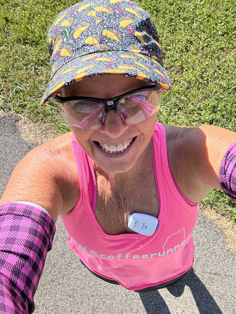5 #TacoHat for #tacotuesday recovery miles☺️ My legs are still a little grumpy but should feel tons better after these miles! Happy running everyone!!! #IRun4Aiden @Orangemud #MindOverMatterAthlete @ROADiD #runnersover60