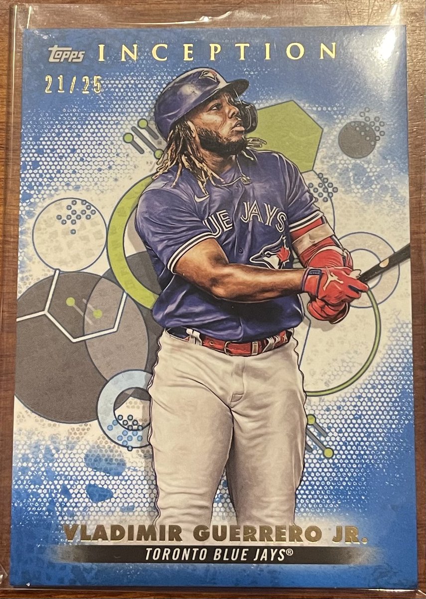 Cardscanada22's tweet photo. @carymcgrath17 @CardboardEchoes @ILOVECOLLECTIN1 @sports_sell 2022 colour match inception of of /25 vladdy and Bo!   Take them both for 110 shipped and tracked! https://t.co/dPG87Pl8jZ