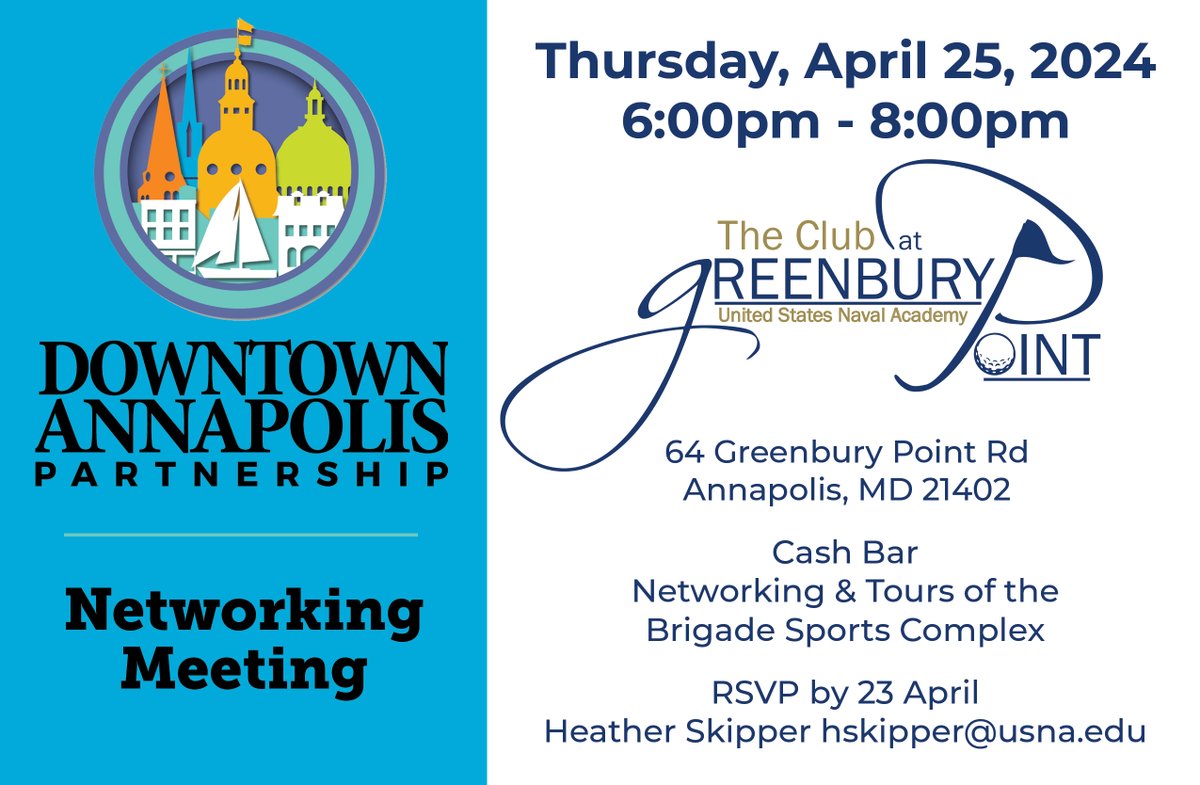 Downtown Annapolis Businesses are invited to a free networking event this Thursday
