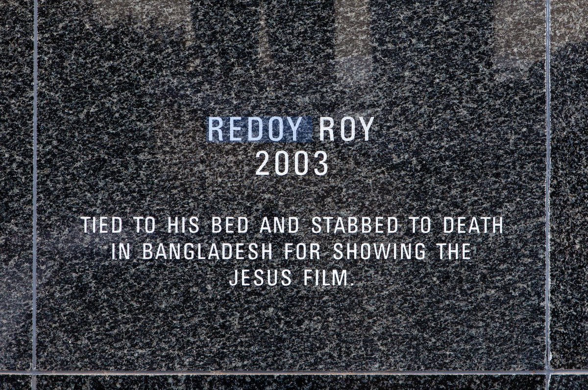 REMEMBERING MARTYRS: On this day in 2003, Redoy Roy was murdered in Bangladesh. He had just returned home from showing the JESUS film to a large group of people in his village when a group of angry radical Muslims brutally murdered him.