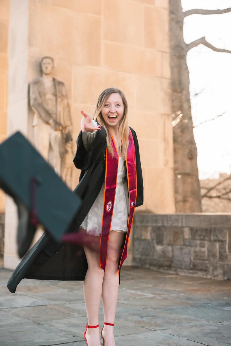 Counting down the days until #HokieGrad 🥹🎓 Don't forget to use #HokieGrad on your grad photos (or DM them to us) before the April 28 deadline for a chance to have them featured during the ceremony. 🗣️