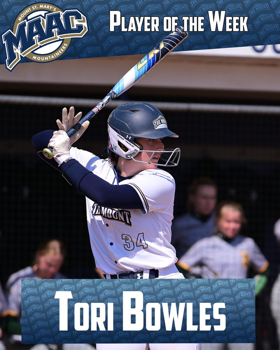 Congratulations Tori Bowles for being the MAAC Player of The Week!! #GoMount