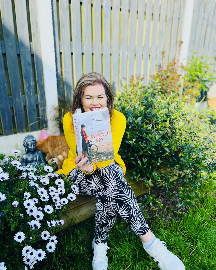 Nicola_Cassidy_'s tweet photo. #behindeverybook is approx 17,365 cups of tea, 1678 inappropriate things googled and 15-18 tears cried every now and then. The Emerald Spy, was my toughest to write, but as a true refugee to Ireland story, I’m glad i did. @councilwriters @IrishWritersCtr @PoolbegBooks https://t.co/sq76vTR591