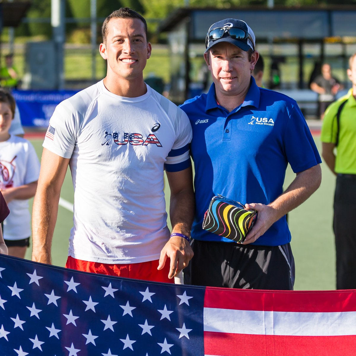 USAFieldHockey's tweet photo. After a 16-year career, @willholt_11 has officially hung up his stick with the U.S. Men’s National Team. The 34-year-old retires after competing in 147 international outdoor and scoring 85 goals for Team USA. 🇺🇸

https://t.co/4SevHxz6oo https://t.co/pi0e5B7X7J