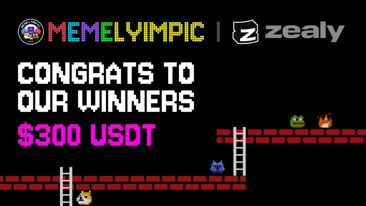 Memelympic <a href="/zealysprints/">Zealy Sprints</a> #1 has completed!

Congratulations to our winning Memelympic Trainees!
We have much more to come!

Coming soon to <a href="/base/">Base</a> with <a href="/degentokenbase/">Degen 🎩</a>!

#memelympic #EmbraceTheFun