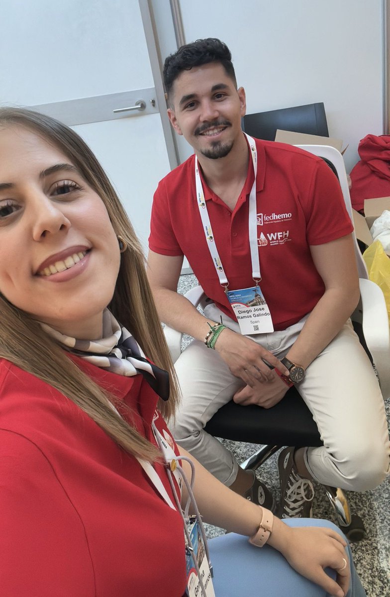 Unidad de Hemofilia <a href="/vallhebron/">Vall d'Hebron</a> está en #WFHCongress2024 participando activamente con 6 pósters (Nurse/Doctor and Pharmacy), 1 comunicación oral y voluntariado de enfermeras en la treatment room 🔝🔝💪🏻😊 <a href="/lau_bascu/">Laura Bascuñana</a> <a href="/oBenitez6/">Olga Benítez</a> <a href="/fedhemo/">FEDHEMO - Hemofilia</a> <a href="/Hemato_Vhebron/">Hematologia - Hospital Universitari Vall d'Hebron</a>