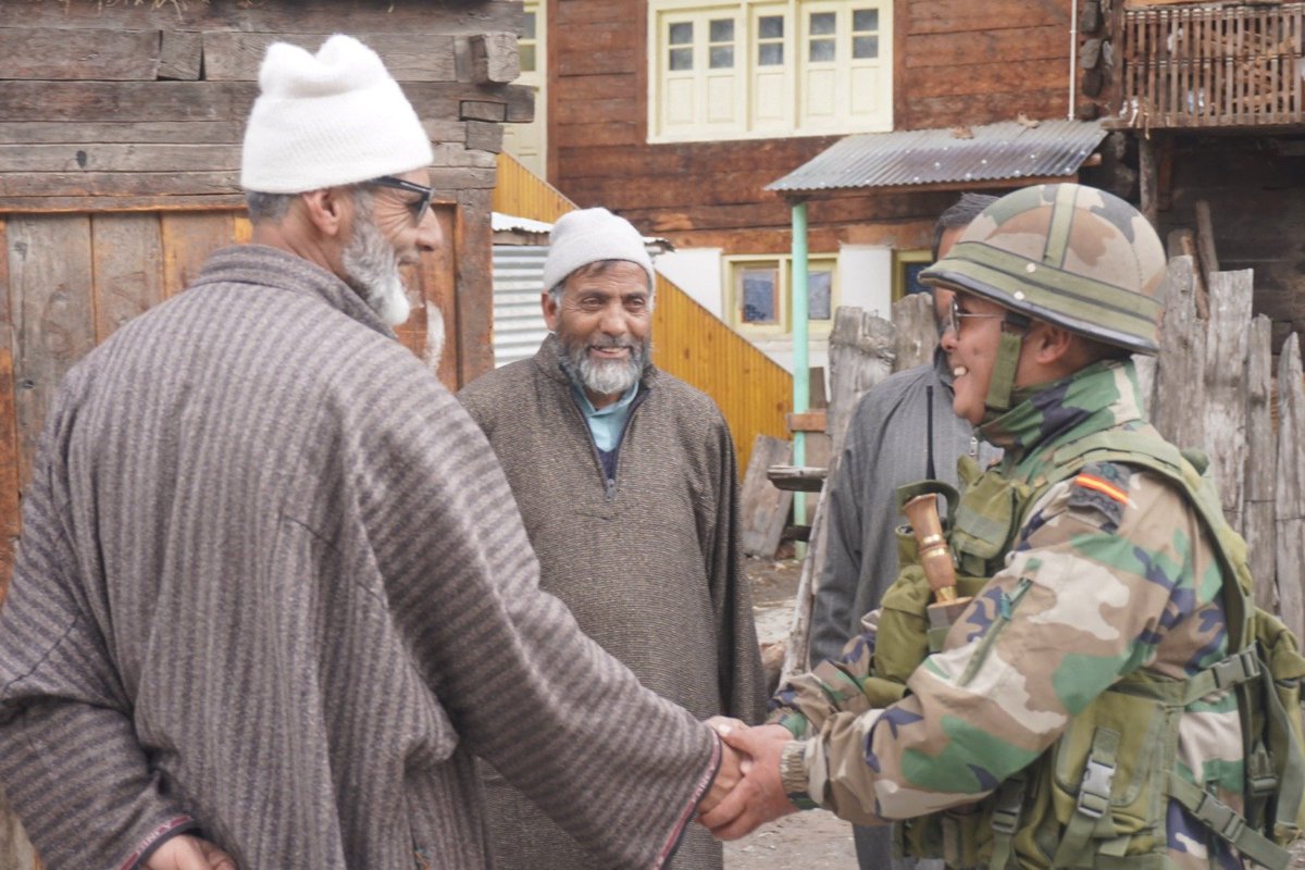Saluting the Indian Army's steadfast commitment as a helping hand in Kashmir, ensuring peace & security for all. 
Their tireless efforts embody hope for a brighter tomorrow, where every Kashmiri thrives in peace & prosperity. 

#JammuAndKashmir #IndianArmy @abhijitmajumder