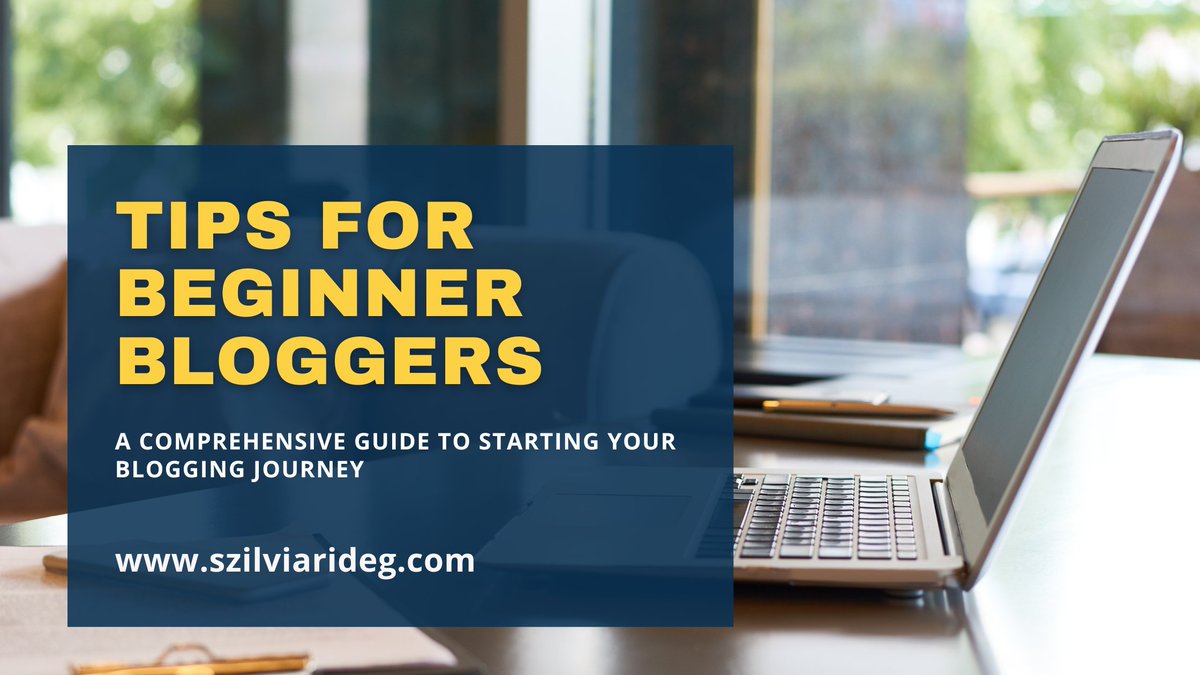 SzilviaRideg's tweet image. Calling all aspiring bloggers! 
szilviarideg.com/tips-for-begin…

Ready to kickstart your blogging journey? Look no further than &quot; A Comprehensive Guide to Starting Your Blogging Journey&quot;. 

#BloggingTips #BeginnerBloggers #BloggingJourney #SzilviaRideg