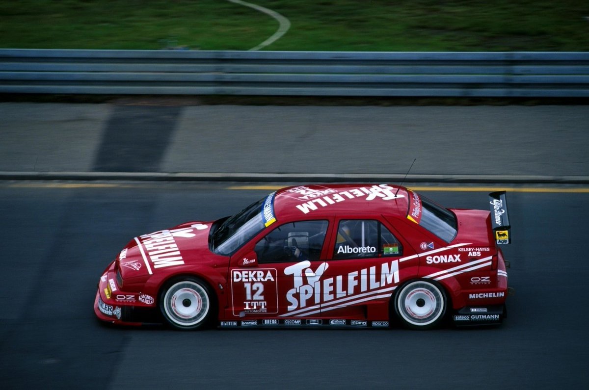M. Alboreto🇮🇹 /Alfa Romeo 155 V6 Ti DTM, Norisring '1995 #DTM #Alboreto #AlfaRomeo #Norisring