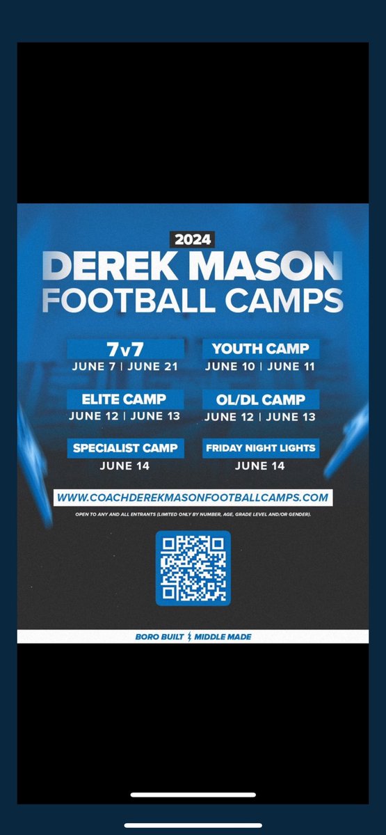 Thank you @CoachBaerHunter and @MT_FB for the camp invite! @BECoachKendrick @Coach_CTaylor @KThornsberry55 @LippertScouting @drew_toennies @AlPopsFootball