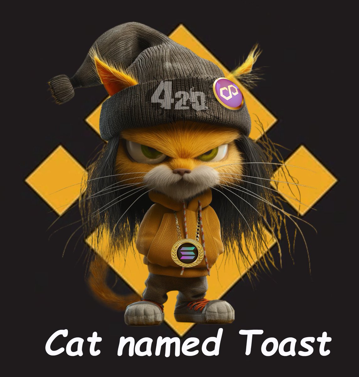 BabyYoloToken's tweet photo. 🚀👶🦋🐱💕
Game Time  
2 Winners / $25 each in BNB or Matic 
To play:
1. retweet and tag 2 cat lovers
2. Write: 
The presale for Cat named Toast is now live.
https://t.co/JigvR96WTS 
3. Add a funny Cat gif 

Game ends in 48 hours.