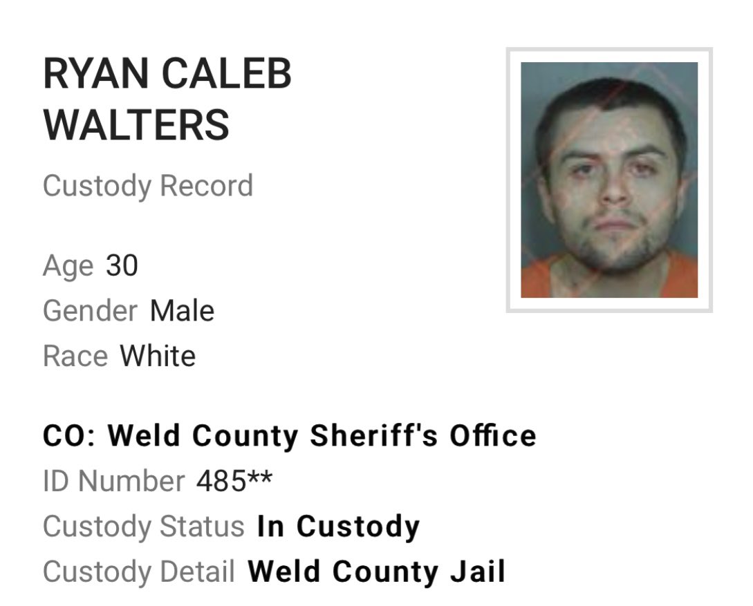 Ryan Caleb Walters, 30, former Faith Bible Baptist Church youth volunteer, has been found guilty of 5 counts of sexual assault on a child, pattern of abuse; & 1 count of sexual assault of a child in a position of trust. greeleytribune.com/2024/04/22/gre…