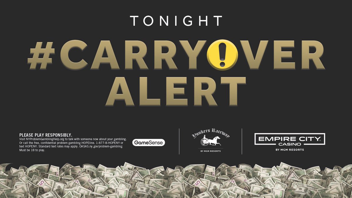 Solid carryover in the Pick-5 (R5) tonight of $29,091! There is a guaranteed $75,000 pool! Get in on the action with FREE PPs at handicapping.ustrotting.com