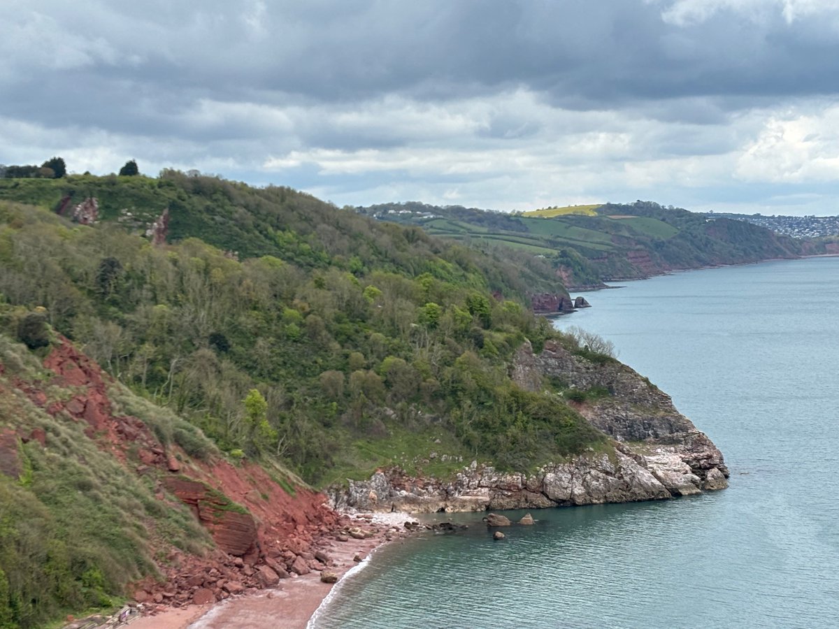 Devon’s Jurassic Coast and Nova Scotia’s Bay of Fundy - separated at birth?
The view from Babbacombe Downs, near Torquay, this afternoon.