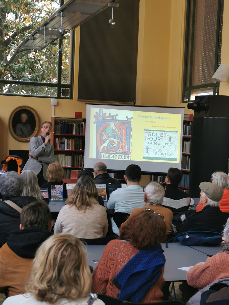 #ExpoTroubadours

C'est parti !

Bienvenue à @LaBEP pour notre exposition Troubadours, langue d'oc et Jeux floraux ! Jusqu'au 13 juillet.

Lancement ce mardi soir avec Laurent Macé.

bibliotheque.toulouse.fr/agenda-culture…