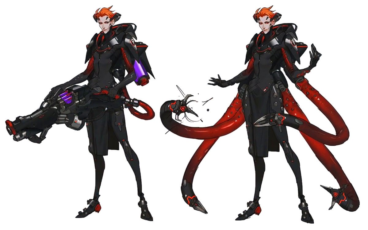 Overwatch Moira Early Concept 🐙