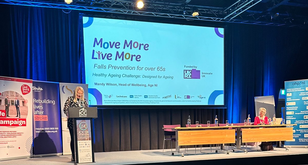 Hearing from service user on the impact of Move More Live More #ICIC24